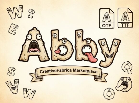 Abby: The Quirky Display Font That Powers Real Campaigns