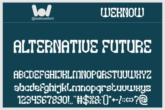 Alternative Future Typeface: A Retro-Futuristic Display Font Review
