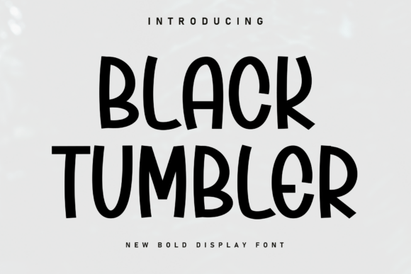 Black Tumbler: A Bold Display Typeface for Modern Web Design
