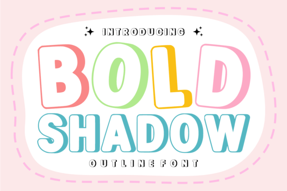 Bold Shadow: A Modern Display Typeface for Editorial Impact