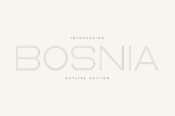 Bosnia Font: The Modern Typeface for Polished Small Business Branding