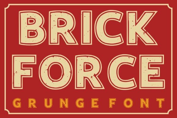 Brick Force: The Bold Typeface That Transformed My Small Business Brand