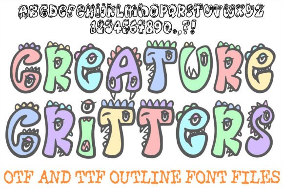 Bringing Life to Your Layout with Creature Critters Font