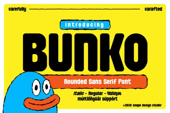 Bunko: The Playful Typeface That Elevates Small Business Branding