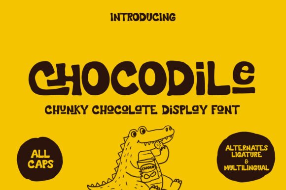 Chocodile: The Playful Display Typeface That Elevates Campaign Visuals