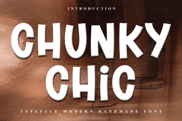 Chunky Chic: A Festive Typeface for Editorial Design
