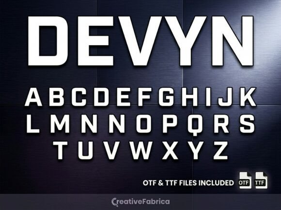 Devyn: The Premium Display Typeface for Scroll-Stopping Visuals