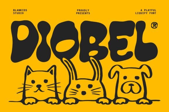 Diobel: The Playful Display Typeface for Handmade Branding