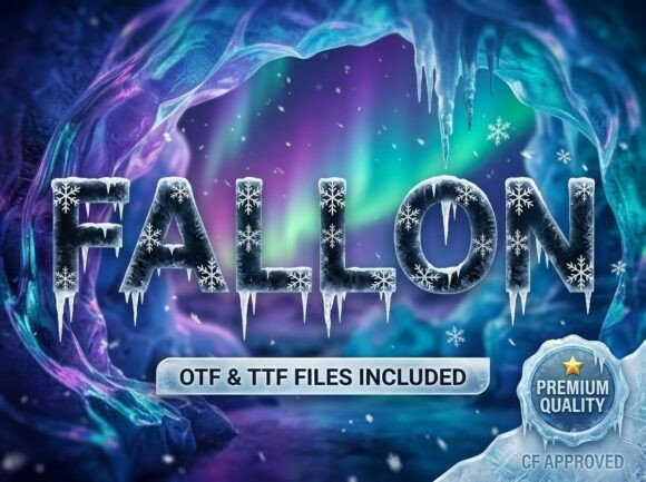 Fallon: A Premium Display Typeface for Editorial Design