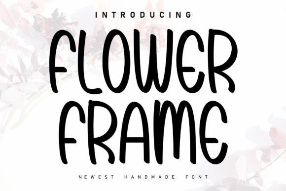 Flower Frame: A Charming Handwritten Typeface for Web Design