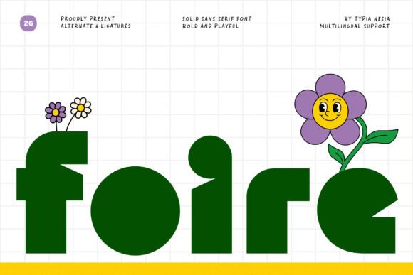 Foire Font for Web Design Projects