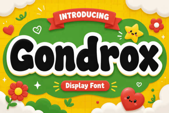 Gondrox: A Playful Font for Your Brand’s Visual Makeover