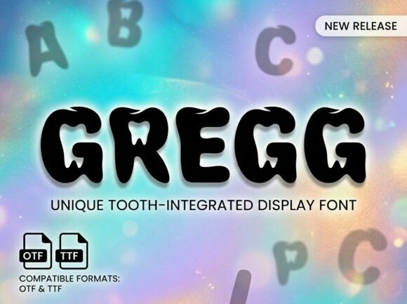 Gregg: The Playful Display Typeface for Campaigns That Pop