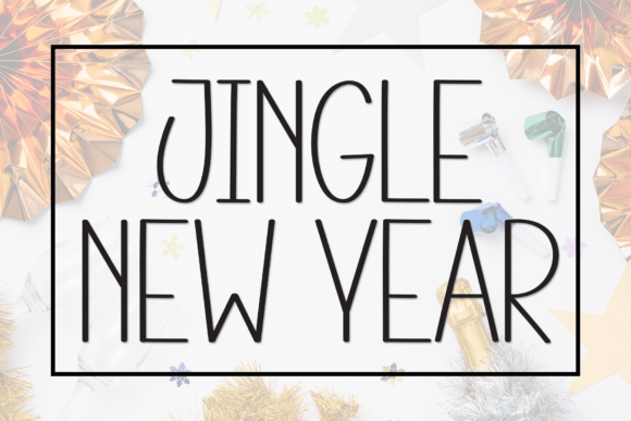 Jingle New Year: A Playful Handwritten Display Font for Brand Identity