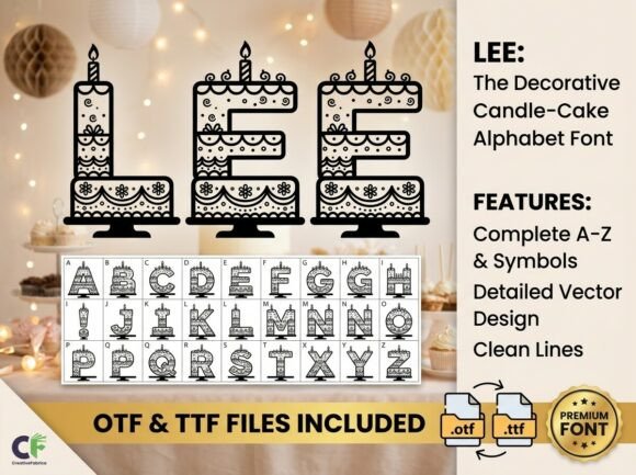 Lee: The Whimsical Display Font That Elevates Digital Milestones