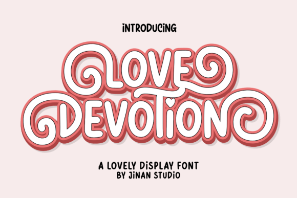 Love Devotion: A Charming Display Typeface for Modern Web Design