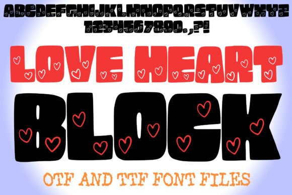 Love Heart Block: The Bold Typeface That Drives Campaign Impact