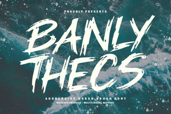Make Your Campaign Pop with Banly Thecs Bold Typeface
