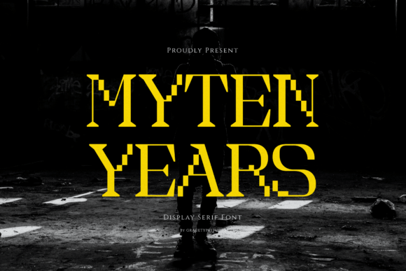 Myten Years: A Display Serif Font That Elevates Handmade Creations