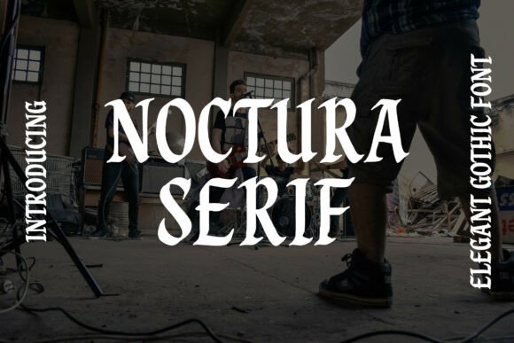 Noctura Gothic: The Dark Display Typeface for Scroll-Stopping Campaigns