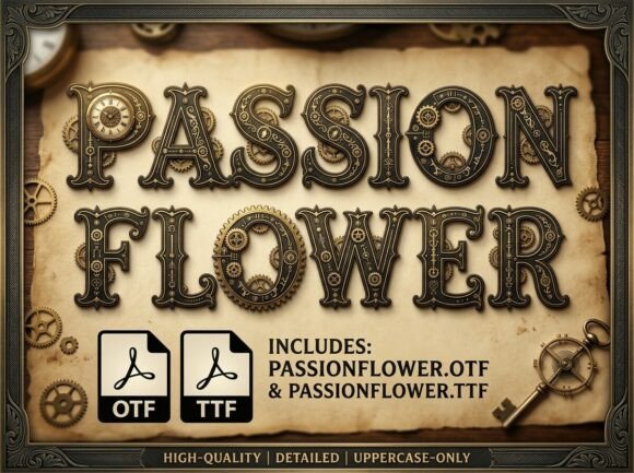 Passion Flower: The Display Typeface That Elevates Small Business Branding