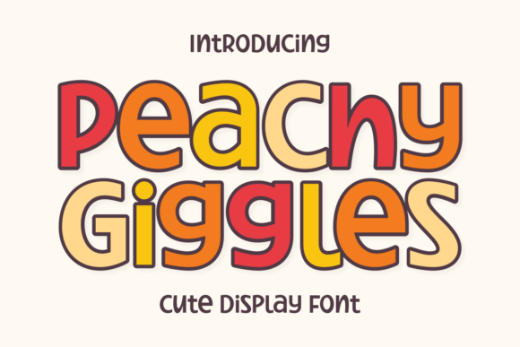 Peachy Giggles Font Review for Web Design