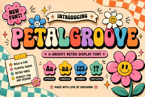 Petal Groove Font for Handmade Creations