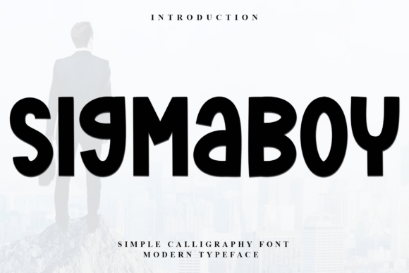 Sigma Boy: The Festive Display Font for Holiday Crafters