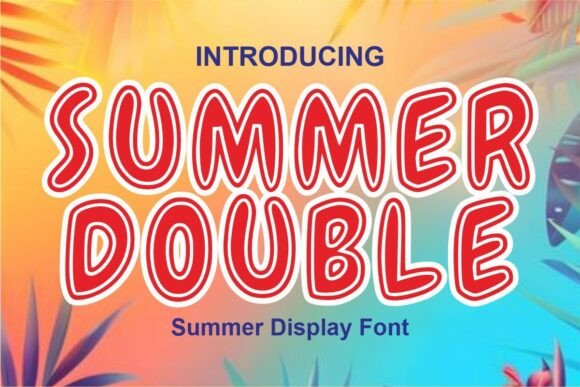 Summer Double: The Creative Display Font for Modern Web Design
