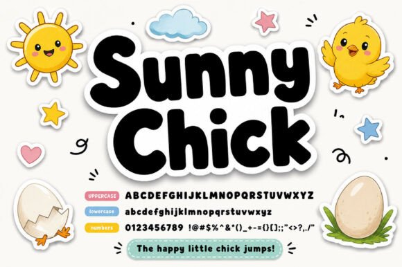 Sunny Chick: The Display Typeface That Stops the Scroll
