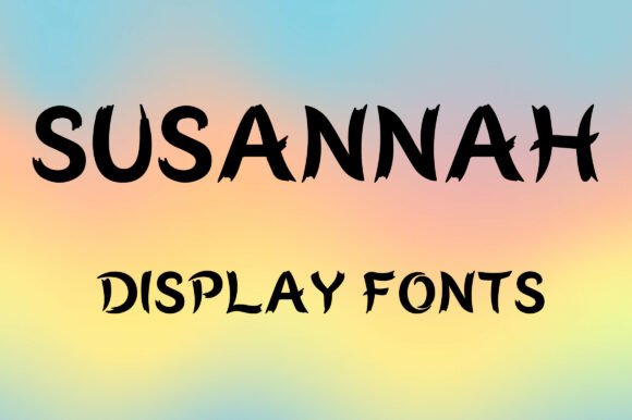 Susannah: The Bold Display Typeface That Elevates Digital Branding