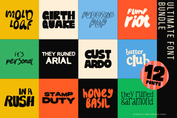 The Ultimate Bundle: A Creative Font for Modern Branding