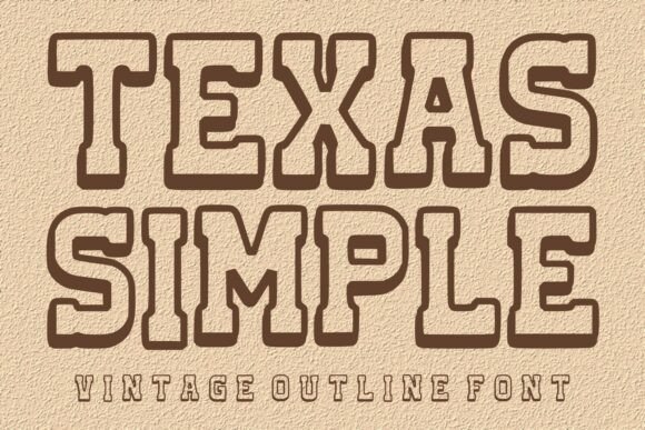 Upgrade Your Brand Identity with the Texas Simple Typeface